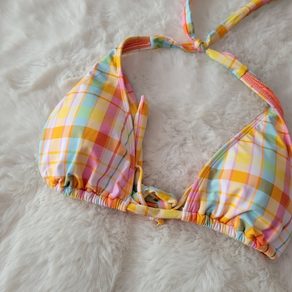 🍹BLEU ROD BEATTIE BIKINI HALTER TRIANGLE TOP SIZE 8 - Picture 5 of 7